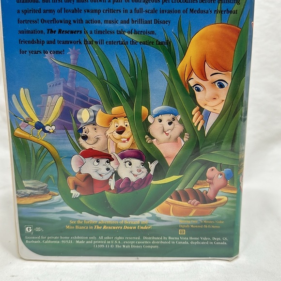 The Rescuers VHS - Picture 6 of 11